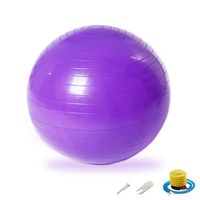Gymnastikball Sitzball Büro ergonomisch- Fitness  Schwangerschaft - Schwangerschaftsball Fitnessball Yogaball,(Lila)