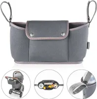 Zamboo Organizer Neopren für Kinderwagen und Buggy - Dunkelgrau OneSize