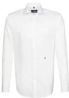 Seidensticker BUSINESS Herren Hemd Langarm Kent Regular Weiß 40
