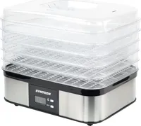 Syntrox Germany Dörrautomat Edelstahl Massambos – Effizientes Dörrgerät mit 350W Leistung und 36-Stunden Timer