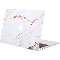 iMoshion Design Laptop Cover für MacBook Air 13 Zoll (2018-2020) A1932/A2179 - White Marble