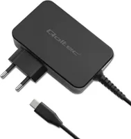 Nabíječka Qoltec 52388 GaN POWER PRO | 1xUSB-C | 100W | 5-20V | 3-5A | Černá