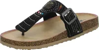 living UPDATED Damen-Pantolette mit Tieffußbett Schwarz, Farbe:schwarz, EU Größe:40
