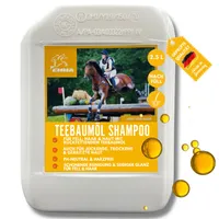 Tea Tree Shampoo Pferdeshampoo mit Teebaumöl für Hunde Pferde 2,5l Kanister I Pferde Shampoo ph neutral I Hundeshampoo für trockene irritierte Haut