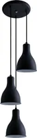 Pendelleuchte Hängelampe Esszimmer Küchenlampe Hängend Esstischlampe E27 Lampentyp  3-flammig Farbe  Schwarz-Weiß