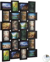 Multirámeček na 24 fotografií XXL, RD1954, 86x59cm, černý