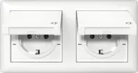 GIRA 415803 SCHUKO KD + Set IP44 + Rahme (415803)