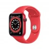 Apple Watch Series 6 (GPS), 40 mm Aluminium (PRODUCT) ROT und rotes Sportarmband