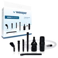 Wessper MiniBrush Univerzálna súprava miniatúrnych prísaviek určená pre všetky vysávače s priemerom rúr 30 mm - 38 mm (8 prvkov)