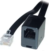 RJ12 Telefonverlängerung 1:1 6p6c Stecker an Buchse, 10m, Good Connections®