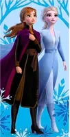 Badetuch Disney Frozen Strandtuch - Elsa & Anna 70 x 140 cm aus Baumwolle
