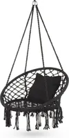Outtec® Hängesessel XXL - bis 150 kg - Sessel zum Aufhängen - Indoor & Outdoor - Hängekorb, Schaukel für Garten, Terrasse, Balkon, Veranda - Boho Stil