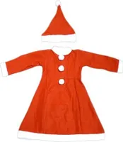 Weihnachtskostüm für Mädchen 2-teilig 70/71, Größen:6-8 Jahre