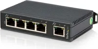StarTech.com Industrieller 5 Port Ethernet Switch zur DIN-Schienen Montage