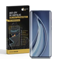 4x Blickschutz 9H Panzerhartglas für Xiaomi Mi 10 echtes Tempered Panzerglas Displayschutz Schutzglas Panzerfolie Schutzfolie Panzerglas ANTI-SPY PRIVACY