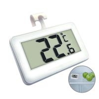 Digitales Kühlschrankthermometer, Wasserdichtes Thermometer für Kühl-/Gefrierschrank mit leicht lesbarem LCD-Display für drinnen/draußen/zu Hause/Restaurant/Bar