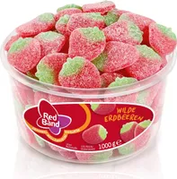 Red Band Wild Strawberries słodzona guma owocowa 1000g