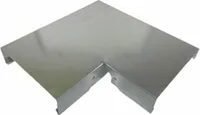90° Ecke für Mauerabdeckung Titanzink Zuschnitt 40 cm - Siehe Skizze