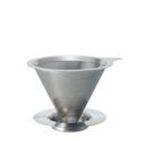 Hario Double Mesh Metal Dripper V60 01 Kaffeefilter Handfilter Edelstahl DMD-01-HSV