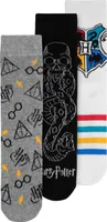 Harry Potter Socken für Herren - Hogwarts Männer Sneaker Strümpfe (3er Pack), Größe:43-46