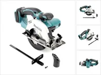 Makita DSS501Z, Drevo, Čierna, Modrá, Strieborná, 13,6 cm, 3600 ot/min, 5,1 cm, 2 cm
