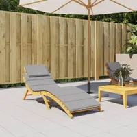 Sonnenliegen-Auflage Grau 186x58x3 cm , Klassische Sofas Design 2024