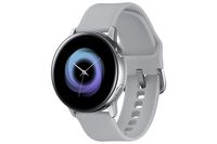 Samsung SM R500 Galaxy Watch Active schwarz, Farbe:Silber