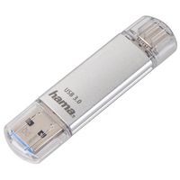 Hama USB-Stick FlashPen C-Laeta USB 3.1/3.0 64GB silber