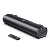 Ultimea Mini Soundbar 2.0 50W RMS PC Lautsprecher Bluetooth 5.0 mit Optische|USB|AUX Anschlüsse für TV|Computer| Laptop| Handy-Schwarz