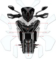 Lackschutzfolie Steinschlagschutz passend für Ducati Multistrada 950 2017+