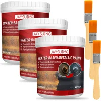 3 Stück Auto Rostlöser, Rost Entferner, Rostumwandler Grundierung, Metallrostentfernerfarbe, Roststopp, Mehrzweck, 300g