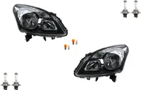 Johns, reflektory halogenowe pasujące do Renault Koleos HY 08-11 zestaw żarówek Li. Re 26075JY40A 26025JY40A