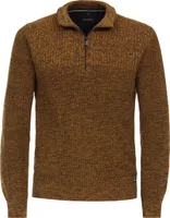 CASAMODA Herren Stricktroyer Langarm Regular-Fit Gelb 3XL