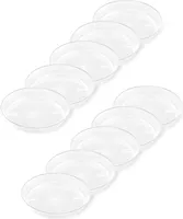 Garronda Blumentopf Untersetzer GD-0026 (10 Stück - Transparent, ⌀ 19cm H=2,6cm)