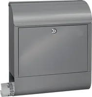 Briefkasten Scandic 825 Si H.460mm B.380mm T.125mm silb. STA DIN C4 BURG-WÄCHTER