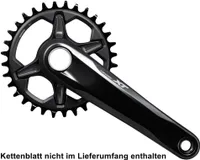 Shimano Deore Xt M8100 Hollowtech Ii Kurbel Schwarz 170 mm Schwarz 170 mm