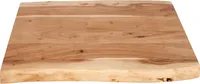 SAM® Tischplatte Baumkante Akazie Natur 60 x 40 cm CURTIS