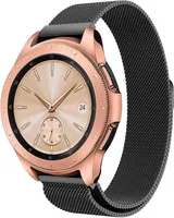 Milanaise-Armband aus Edelstahl für Samsung Galaxy Watch 42 mm – Schwarz