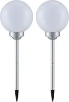 2er Set LED Solar Kugel Stecklampen, Durchmesser 20 cm, SOLAR