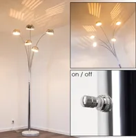 Suio »Suio« Stehleuchte aus Metall in chrom mit Lichteffekt