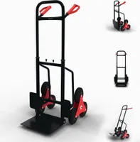 Schodiskový vozík MAXCRAFT do 150 kg v čiernej farbe