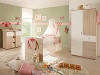 Babyzimmer Möbelset Kinderzimmer Komplettset Babymöbel (3-teilig) "Floris I"