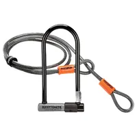 Kryptonite Kryptolok Standard W/Flex Silver/Black Schloss-Stahlkabel