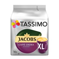 Tassimo Jacobs Caffè Crema Intenso XL | 16 T Discs, Kaffeekapseln