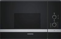 Siemens iQ300 BF550LMR0, Built-in (placement), Solo-Mikrowelle, 25 l, 900 W, Knöpfe, Drehregler, Schwarz, Edelstahl