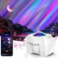 LAMON Sternenhimmel Lichter, Star Projector, Bluetooth-Musikplayer und USB-Anschluss  Projektor-Lampen, Schwarz, farbig
