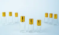 Alimal Nachfüllbare leere Roll-on Flaschen Glas Parfümflaschen in den Größen 12 ml. (24)