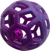 Lila Hundespielzeug, hohler Ball, lustig, interaktiv, Bissfestigkeit, Kauspielzeug, Ball fš¹r Hunde, Katzen, Haustiere