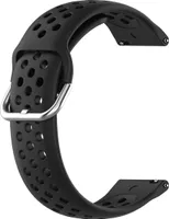 BStrap Silicone Dots Armband für Samsung Galaxy Watch 3 45mm, black