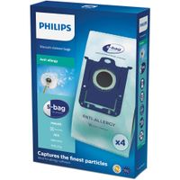 Philips Original sbag® Staubsauger Beutel, Antiallergie, 4 Stück (FC8022/04)